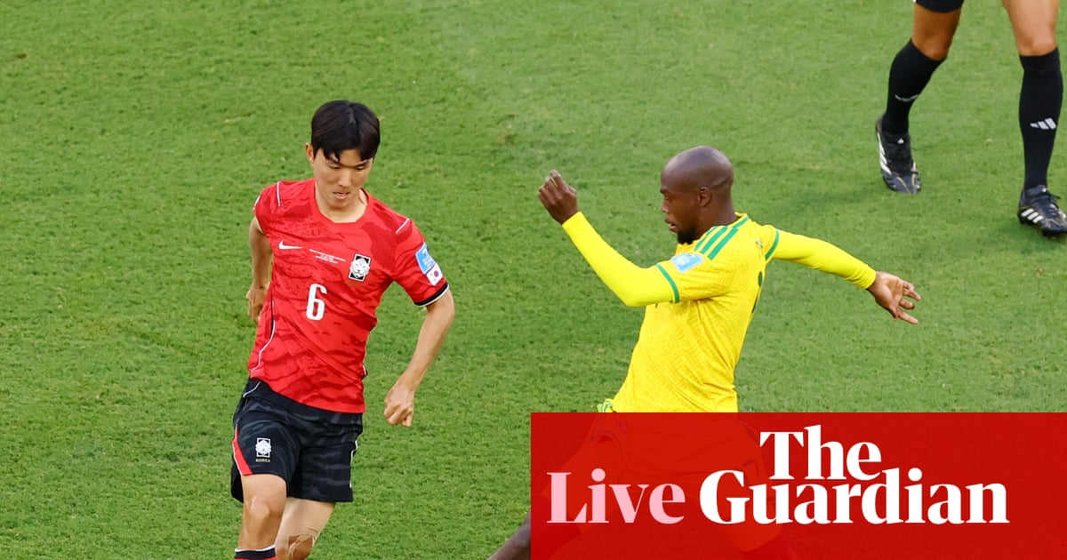 South Africa v South Korea: World Cup 2026 – live
