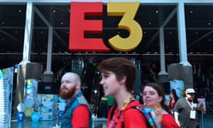 Fans on their way into the Los Angeles Convention Center for this year’s E3