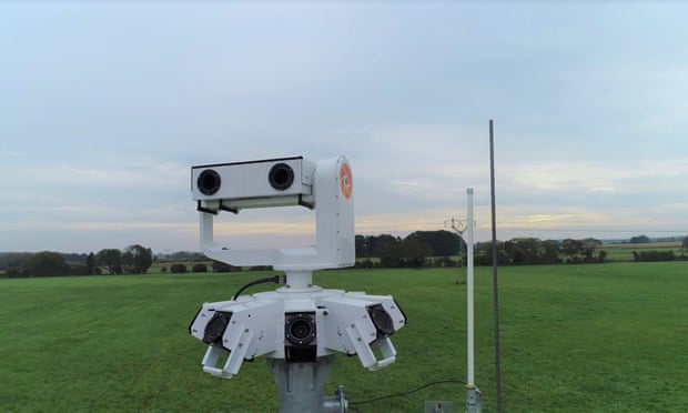 A camera trained to recognise birds as part of IdentiFlight’s ‘anti-collision’ system.