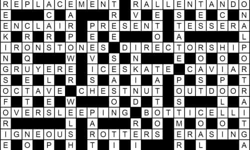 Erases daily crossword