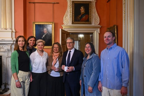 Keir Starmer meeting parents involved in the consultation that led to his social media ban for under-16s before he announced it in a speech in Downing Street this morning.