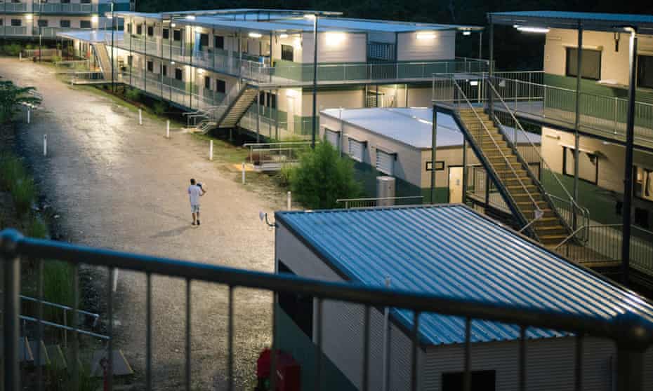 Detention facilities on Manus Island.