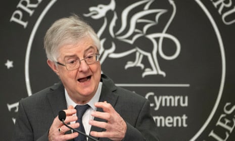Mark Drakeford, Wales's first minister.