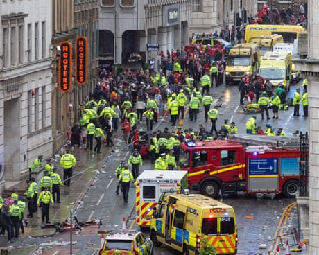 Liverpool parade collision: four people still ‘very, very ill in hospital’ says mayor – latest updates