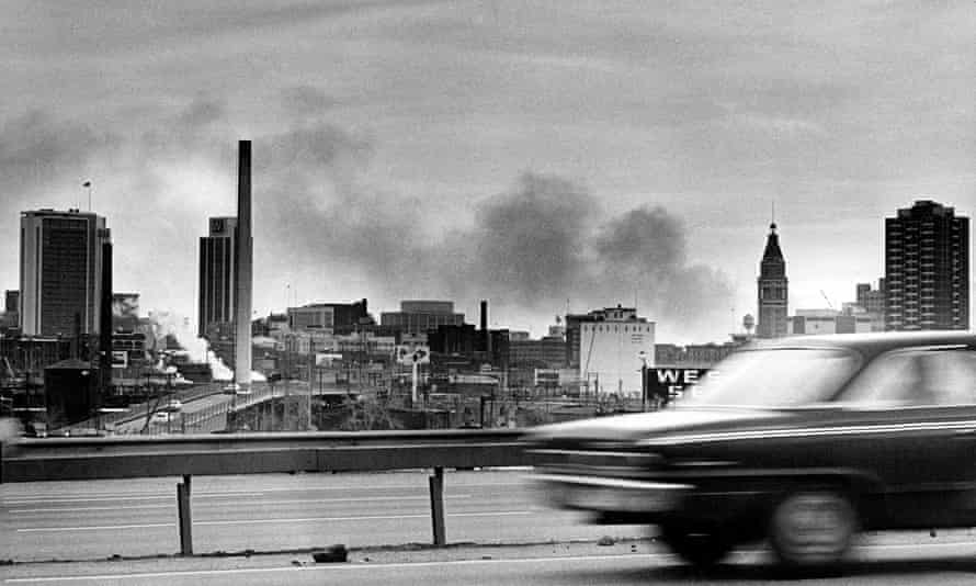 Air pollution, Denver, January 1970.