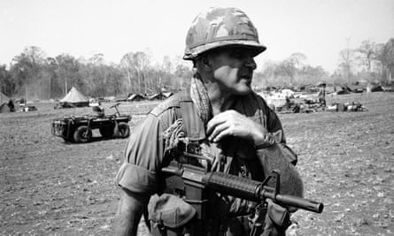 An American colonel with his AR-15 in 1967.