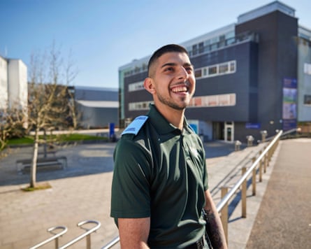 First-year student Youssef Hesso