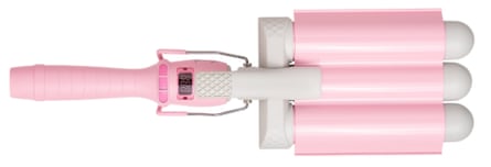 The Mermade PRO Hair Waver in Pink on a white background
