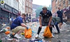 Bin there, done that: Scotland fans clean up litter in central London