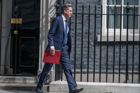 Secretary of State for Energy Security and Net Zero Ed Miliband, leaves 10 Downing Street after a weekly Cabinet Meeting on 1 July.