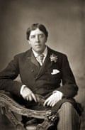Portrait of Oscar Wilde.