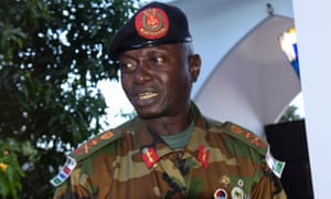 Gambian army chief Ousman Badjie has reaffirmed his loyalty to President Yahya Jammeh, despite the threat of a regional military intervention if the strongman refuses to step down.