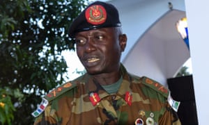Gambian army chief Ousman Badjie has reaffirmed his loyalty to President Yahya Jammeh, despite the threat of a regional military intervention if the strongman refuses to step down