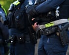 Australia news live: Victoria police officer charged with assault after allegedly punching and kicking handcuffed teen; embattled builders Bathla given 12-month lifeline