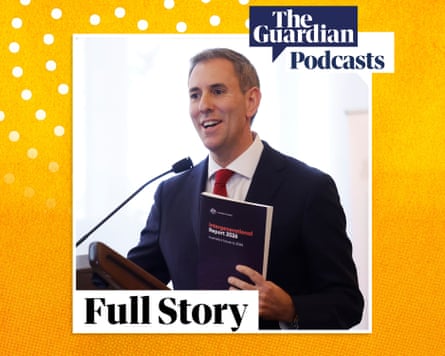 Full Story episode artwork of treasurer Jim Chalmers holding a copy of the 2026 Intergenerational Report at University House prior to the release of the 2026 Intergenerational Report, Australian National University, in Canberra, Monday, September 21, 2026