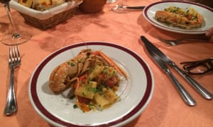 Seafood pasta Taverna Rovita