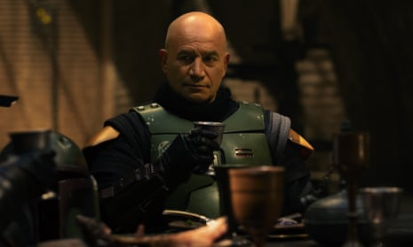 Style over substance … Temuera Morrison as the famed bounty hunter in The Book of Boba Fett.