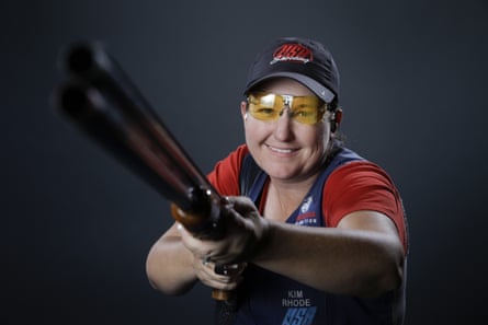 Kim RhodeFILE - In this March 8, 2016, file photo, double trap and skeet shooter Kim Rhode poses for photos at the 2016 Team USA Media Summit in Beverly Hills, Calif. Mass shootings exacerbate the rift over gun control and often put Olympic shooters in the crosshairs of hate. “It’s unfortunate that we get lumped in with that,” said Rhode, who is vying to become the first American athlete to win medals in a sixth straight Games at next month’s Rio Olympics. “There has to be some kind of reality.” (AP Photo/Jae C. Hong, File)