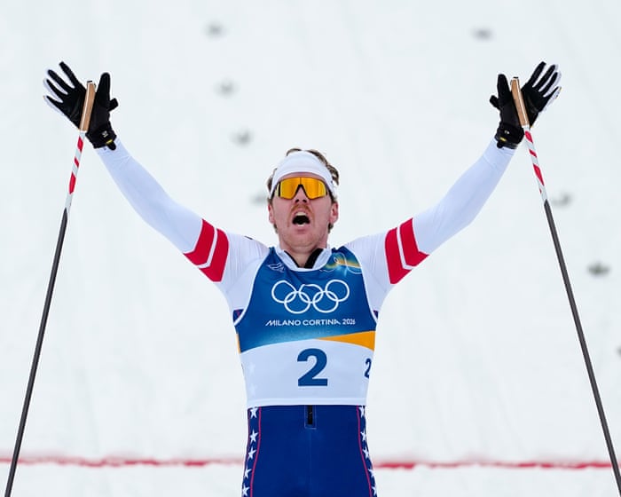Ben Ogden ends US men’s 50-year medal drought in cross-country skiing