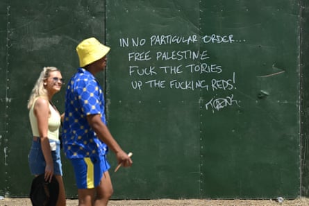 ‘If anything could distill the vibe at Glastonbury this year, this would be it.’