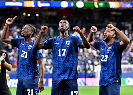 Cape Verde players celebrate