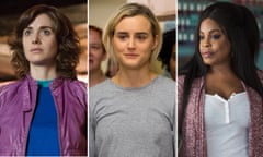 Alison Brie in Glow Niecy Nash in Claws Taylor Schilling in Orange is the New Black