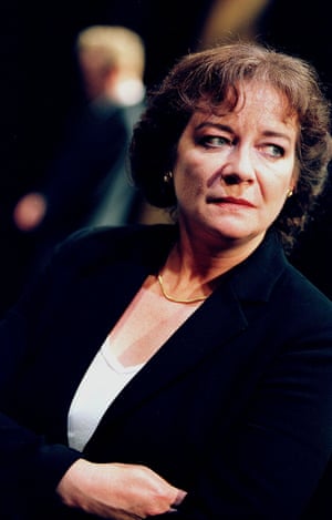 The Secret RaptureClare Higgins in a revival of Hare’s play about the psychology of Thatcherism at the Minerva in Chichester, 2001.