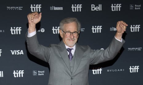 Spielberg at The Fabelmans premiere at the Toronto international film festival. 