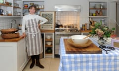 Sally Clarke in her kitchen