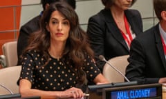 Human rights lawyer Amal Clooney