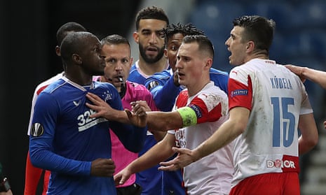 Rangers accuse Slavia Prague's Kudela of racial abuse in Europa League loss, Europa League