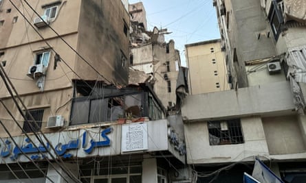 Damaged building