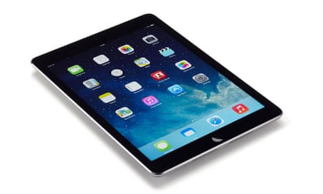 Apple iPad Air cut-out on white background