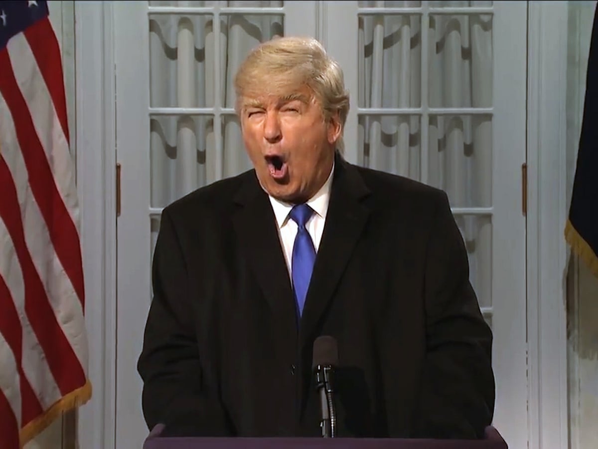 Alec Baldwin Tweets Back As Donald Trump Talks Of Retribution For Snl Us News The Guardian