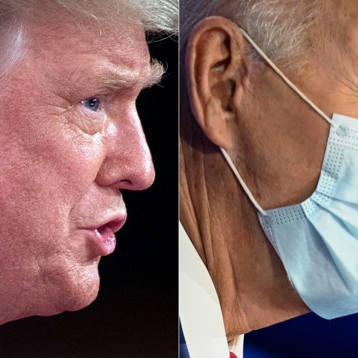Angry Trump Clashes With Moderator As Biden Lays Out Policies At Competing Town Halls As It Happened Us News The Guardian