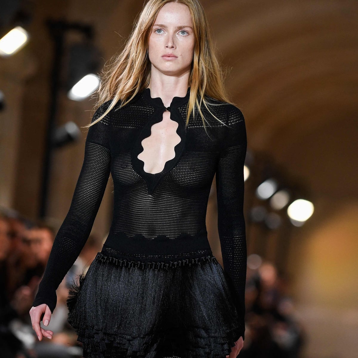 Victoria Beckham chooses glamour over fireworks for Paris fashion week, Fashion