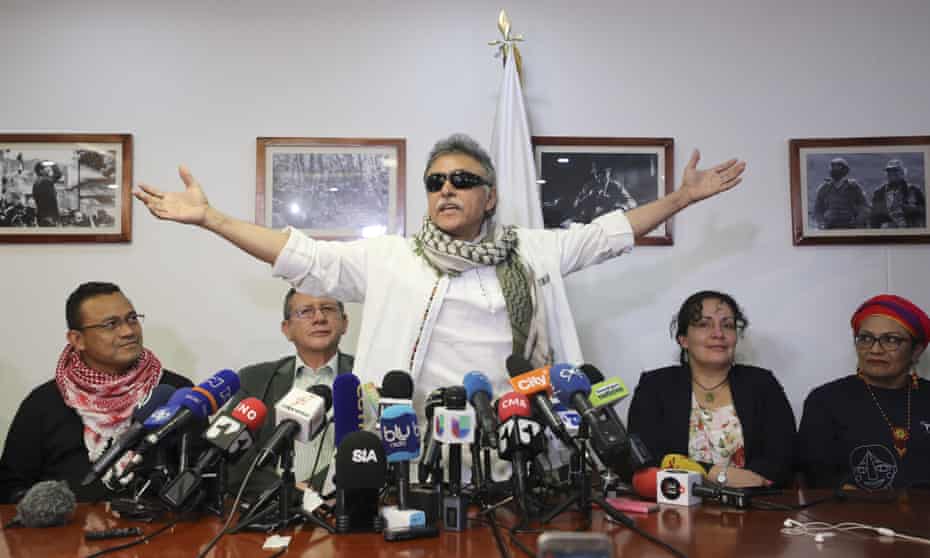 Seuxis Hernández in 2019. Several other versions of Santrich’s death were published by Colombian media.