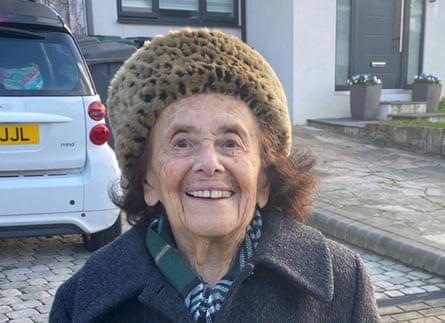 Auschwitz survivor, Lily Ebert, has just recovered from Covid- 19 and on Thursday went on her first walk in a month.