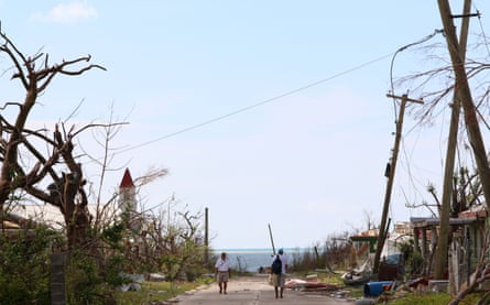 Barbuda’s Codrington lagoon after Hurricane Irma