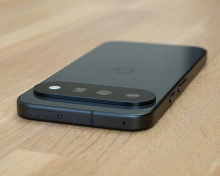 The camera bar of the Google Pixel 11.