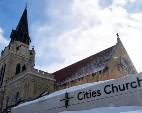 The Cites church in Saint Paul, Minnesota, on 22 January.