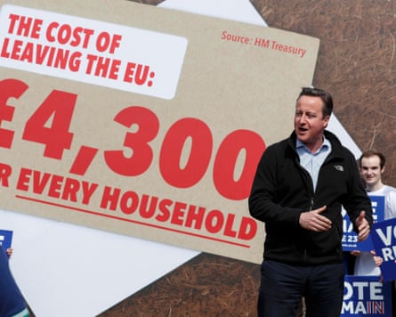 Cameron addresses a crowd of 'Vote Remain' campaigners