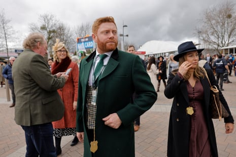 England cricketer Jonny Bairstow shows his Irish heritage in a fetching emerald green coat.