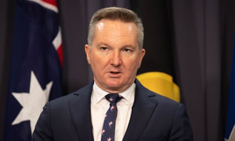 Minister for climate change and energy Chris Bowen.