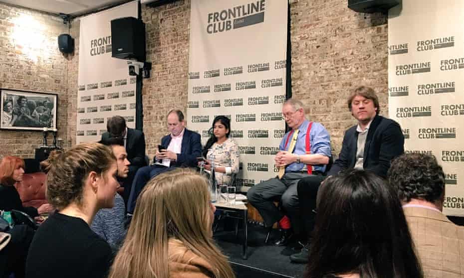 The Frontline Club panel discussion. 