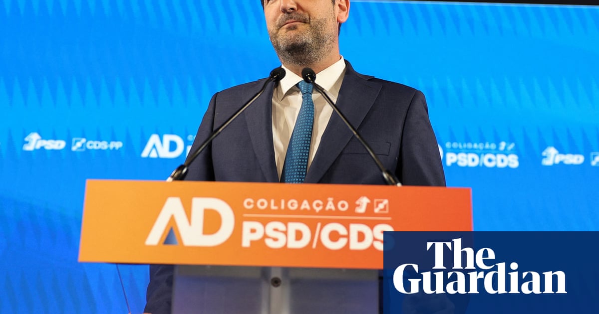Centre-right party on course to win in Portugal as far right make record gains