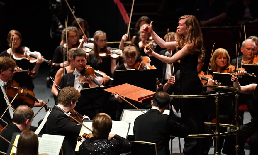 Mirga Gražinytė-Tyla conducting the City of Birmingham Symphony Orchestra