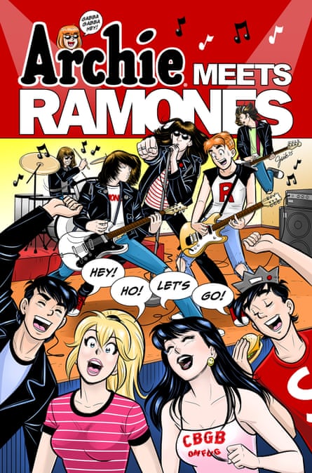 The cover of Archie Meets Ramones, Segura’s new comic project.