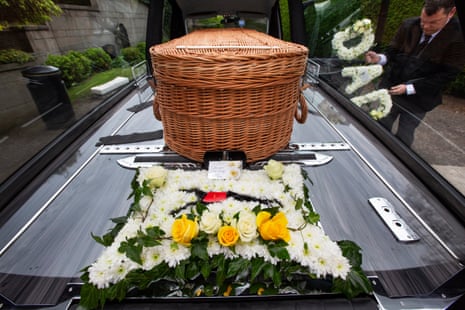 Eddie Goodall is laid to rest