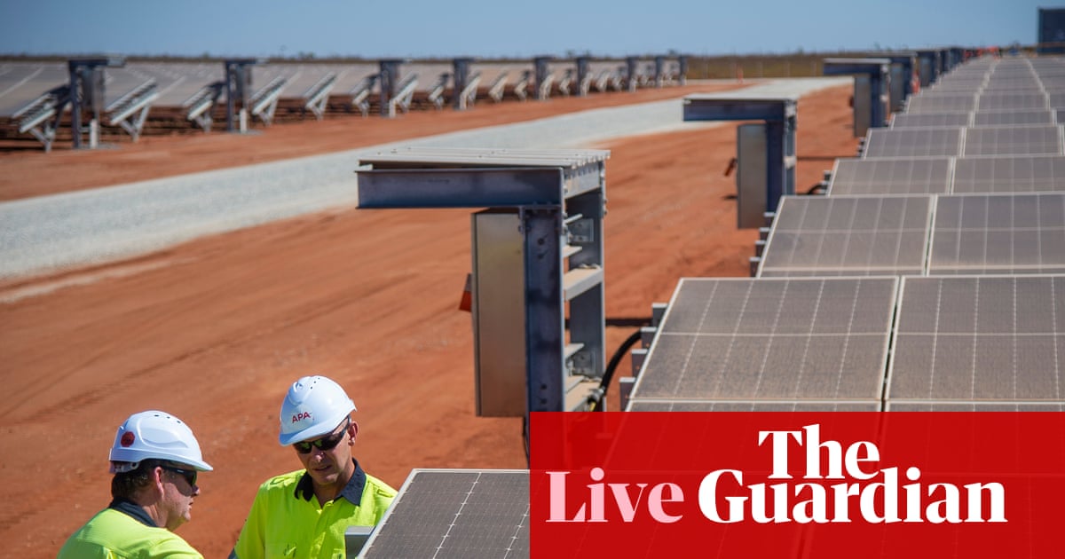 Australia politics live: renewables and batteries soar but ‘critical’ moment coming; WiseTech staff face AI redundancy Australia politics live: renewables and batteries soar but ‘critical’ moment coming; WiseTech staff face AI redundancy